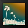 thumbnail image 2 of J:L Design 12x12 Black Modern Framed Museum Art Print Titled - Hotel Drive, 2 of 5