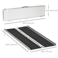 thumbnail image 2 of Foldable Aluminum Wheelchair Ramp: 5ft Durable Portable Easy Access Mobility Solution for Smooth Transitions, 2 of 6