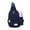 Blue, variant on Men Women Nylon Crossbody Shoulder Chest Cycle Sling Bag Daily Travel Hiking Backpack (Pink)