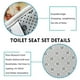 thumbnail image 3 of Juego de 4 cortinas de ducha de Adventure Time con alfombra antideslizante, tapa de inodoro y alfombrilla de baño absorbente en forma de U, cortinas de ducha de tela duraderas e impermeables con 12, 3 of 5