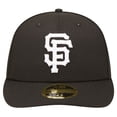 thumbnail image 2 of Men's New Era Black San Francisco Giants Low Profile 59FIFTY Fitted Hat, 2 of 5
