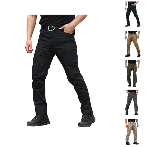 Tactical Pants for Men 2025 Hiking Travel Outdoor Sweatpants Joggers with Pockets Mens Casual Pants Trousers