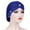 Blue, variant on EnJoCho Headwear for Women Beanie Forehead Small Daisy Beaded Turban Hat Night Hat Chemotherapy Hat Baotou Hat