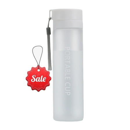 Qocolhg Water Bottle, 27 fl oz Lightweight Sports Water Bottle - BPA Free, Wide Mouth Leakproof Plastic, Large Capacity, Clear (1 Bottle)