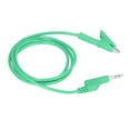 thumbnail image 2 of Test Flexible Brass Cable, Injection Molding 10mm Opening 20A 3000V  Clip Test Leads Portable  For Car Battery Green, 2 of 8