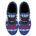 thumbnail image 2 of Jesus Now Forever Our Only Hope Shoes Sneakers Black Size 8.5, 2 of 7