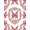 Pink, Pattern 1, variant on ODIKA 8'x10' Washable Area Rug Coquette Vintage Kawaii Swirl Border School Classroom Pencil Pink Refined for Living Room, Under Sectional, Family , Durable, Non-Slip