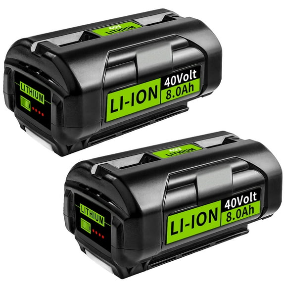 2 Pack 40V 8.0Ah Replacement for Ryobi 40v Battery Compatible with Ryobi Battery Fits for Ryobi Battery 40v OP4060 OP4015 OP4026 OP40201 OP40261 OP4030 OP4040 OP40401 OP4050 OP40501 Cordless Tool