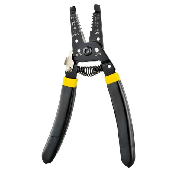 KCAHPAN Portable Wire Stripper 10-22AWG Cutting Crimping Pliers Crimper Cable Stripping Crimping Cutter Hand Tool for Electrical