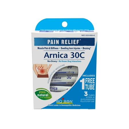 Boiron Arnica montana 30C Pellets, 2 Tubes Plus Bonus (Best Over The Counter Anti Inflammatory For Back Pain)