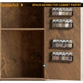 thumbnail image 5 of SpaceAid Spice Rack Organizer for Cabinet Door or Wall Mount with Labels, 4 Pack, 5 of 6
