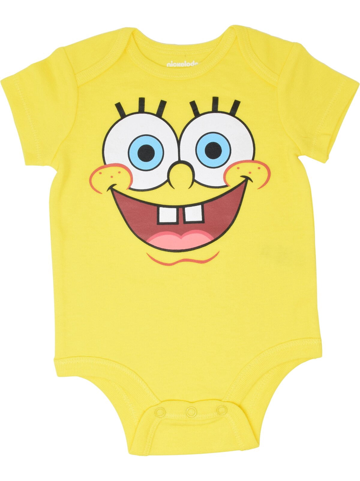 SpongeBob SquarePants Patrick Squidward Newborn Baby Boys 3 Pack Bodysuits Newborn to Infant