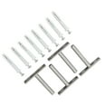 thumbnail image 4 of Wooden Shelf Brackets Set, Metal Wall Mount Shelf Brackets 4 Sets  For Living Room, 4 of 8