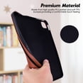 thumbnail image 7 of Slim Case for Apple iPad Pro 13 Inch M4 2024, PU Leather Lightweight Hand Strap Stand Feature Drop Protection Back Cover for iPad Pro 13" 2024, Brown, 7 of 7