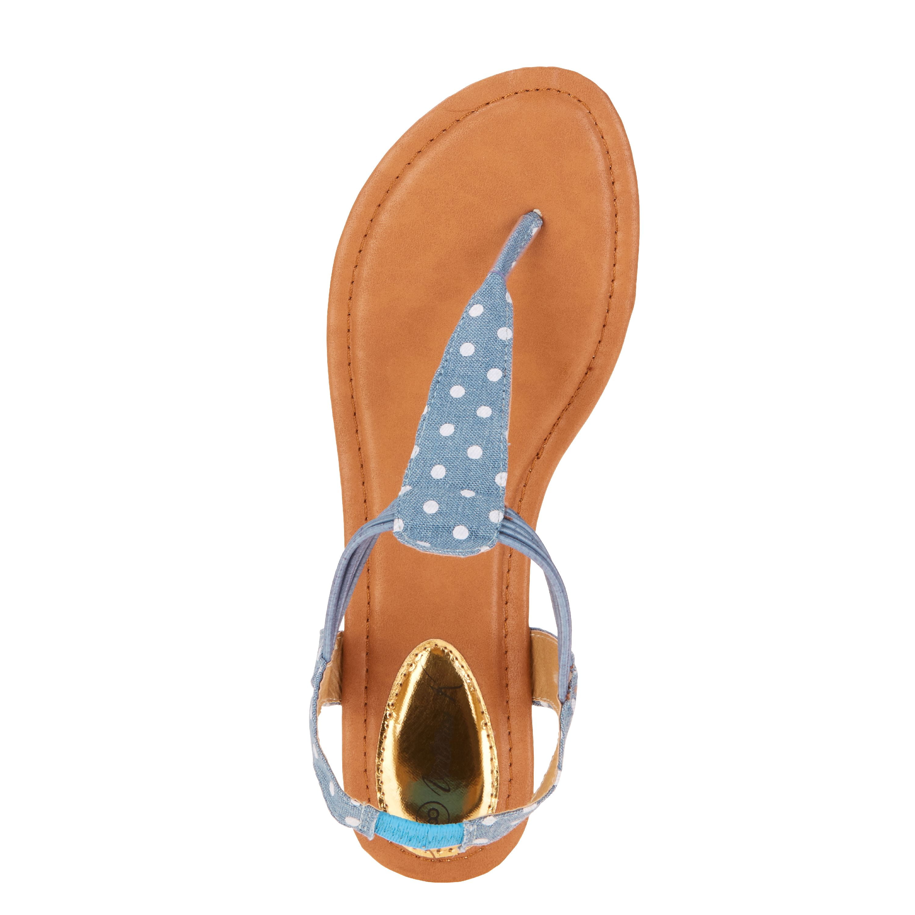 Victoria K Women's Fashion Polka-Dot Sandals