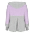 thumbnail image 4 of Puntoco Sudadera con Capucha Suelta De Invierno para Mujer Blusa Femenina De Color Patchwork Cárdigan De Felpa Abrigo De Manga Larga Puntoco Puntoco-1, 4 of 6