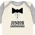 thumbnail image 4 of Inktastic Junior Groomsman Bridal Party Wedding Boys Long Sleeve Baby Bodysuit, 4 of 5