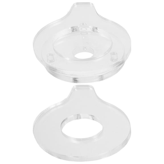 BESTYASH Wall Mounted Transparent Acrylic Sword Holder for Display and Storage