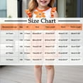 thumbnail image 3 of NAISIBABY Girls Outfit Sets, Cute Ruffled Floral Tops Elastic Waist Shorts Cotton Summer Casual Outfits Orange 4-5T, 3 of 4