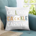 Cauldron Cackle Carnival Halloween Costume pillows case 18x18 set of 2