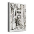 thumbnail image 2 of Europe Street Sketches II Premium Gallery Wrapped Canvas - Ready to Hang, 2 of 9