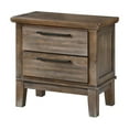 thumbnail image 3 of New Classic Furniture Cagney Wood & Fabric California King Bed in Brown, 3 of 7