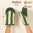 thumbnail image 4 of Guantes de cocina Folkulture Mini resistentes al calor, 100% algodón, juego de 2, 4 of 9