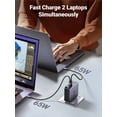 thumbnail image 3 of Cargador UGREEN USB C Nexode PD3.1 PPS para MacBook Pro de 3 puertos, 140 W, 3 of 8