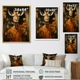 thumbnail image 4 of Designart "Giraffes In The Floral Laundry Loft" Laundry Canvas Wall Art, 4 of 7