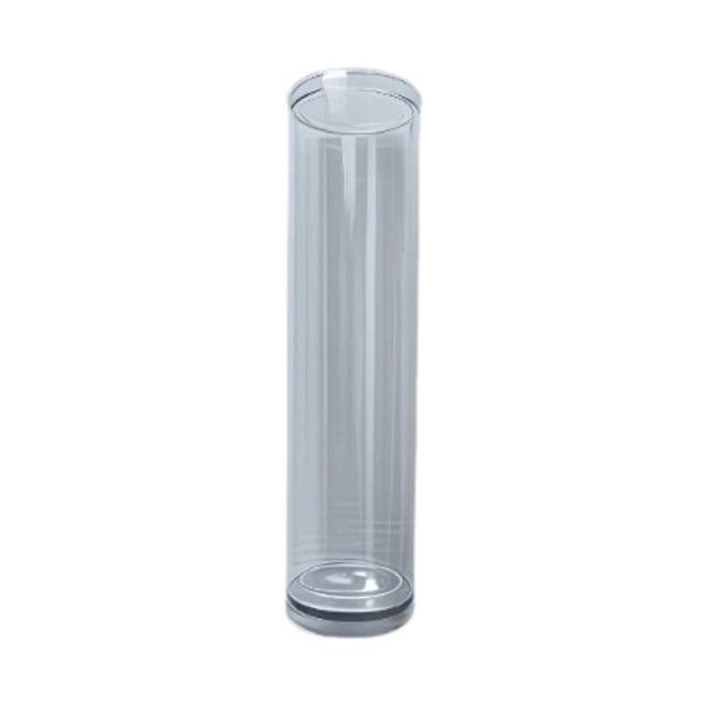 Organizador de volantes de bádminton compacto de acrílico con tubo de almacenamiento, soporte versátil 235 cm x 665 cm