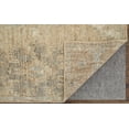 thumbnail image 4 of Feizy Grafton Transitional Floral & Botanical, Tan/Gray/Ivory, 9'6" x 13'6" Area Rug Stain Resistant Easy Care Kid Friendly Craftsman Design Carpet for Living Dining Bed Room, 4 of 8
