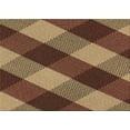 thumbnail image 1 of Ahgly Company Machine Washable Indoor Rectangle Transitional Bronze Brown Area Rugs, 2' x 5', 1 of 7