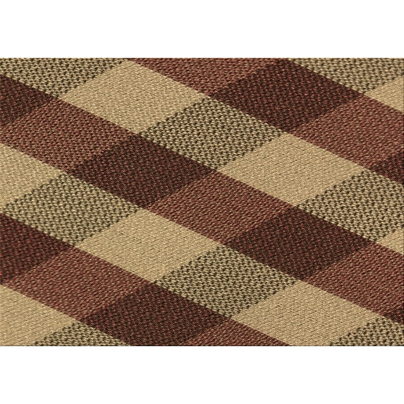Ahgly Company Machine Washable Indoor Rectangle Transitional Bronze Brown Area Rugs, 2' x 5'