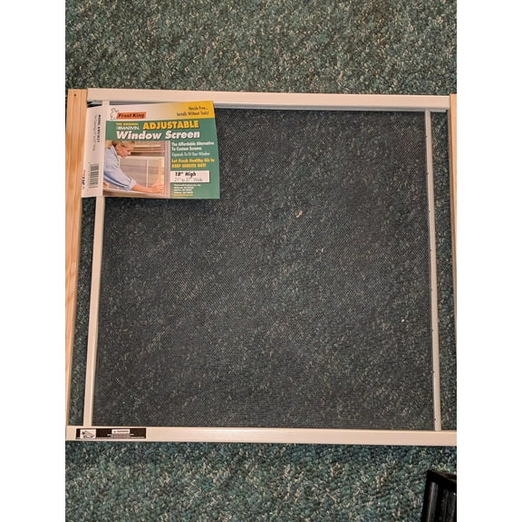WB Marvin AWS1837 Adjustable Window Screen, 18in High x Fits 21-37in Wide