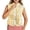 Yellow, variant on Checkered Fleece Zip Up Vest for Women, Stand Collar Sleeveless with Zipper Pockets, Casual Fall Winter Outerwear, 1 Piece, XS-XL