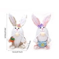 thumbnail image 3 of TIELUTT Cartoon Rabbit Figurine Cute Desktop Ornament Decorative Sculpture for Home Complete Ornament Set A Ornament Son Christmas Ornament Glass Christmas Decorations Postal Ornament, 3 of 7