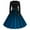Blue, variant on New Prom Dresses for Juniors Women's Printed Lace up Style Retro Zipper Long Sleeved Round Neck Dress Women Cocktail Dresses Purple M