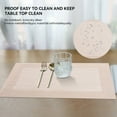 thumbnail image 5 of RAY STAR Vinyl Placemats Set of 6, 12''x18'' Vinyl Weave Placemats, Heat Resistant Wipable Place Mat, 5 of 10
