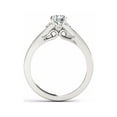 thumbnail image 3 of 1/2 Carat T.W. Diamond Classic 14kt White Gold Engagement Ring, 3 of 4