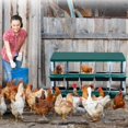 thumbnail image 2 of Chicken Nesting Box - 10 Compartment Metal Wall Mount Poultry Nesting Box for Chicken,Roll Away Laying Boxes for Hens,Easy Egg Collection, Easy Cleaning for Coop, Backyard, Farms, 2 of 8