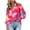 Red, variant on QASIEATN Button Down Shirts for Women Butterfly Dress Shirts Long Sleeve Blouse Work Tops Summer Blouse Fashion Clothing