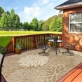 thumbnail image 6 of Ileading Outdoor Rugs for Patios 9'x12' Waterproof Patio Mat Plastic Straw Rug Reversible RV Camping Tent Rug Outside Area Rug for RV, Patios,Deck, Beach,Balcony, Camping, 6 of 10