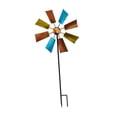 thumbnail image 2 of de viento con flores para césped, adorno de viento, con estaca, decoración de jardín para patios, exteriores y porches., 2 of 9