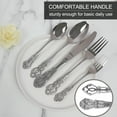 thumbnail image 5 of Runfly Gorgeous Retro Royal Stainless Steel 20 Pieces Flatware Set, Cutlery Set Utensil Sets Service for 4, 5 of 7