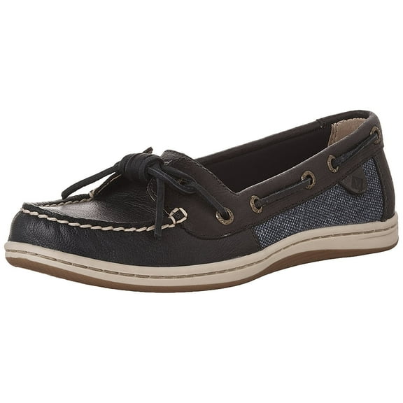 Sperry Top-Sider Women's Barrelfish Boat Shoe, Navy - 5 B(M) US