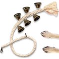 thumbnail image 1 of Campanas colgantes de macramé de Paws para perros y cachorros - Campanas antiguas, Campana para perros, 1 of 4