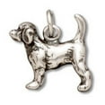 thumbnail image 1 of Sterling Silver 30" .8mm Box Chain 3D Standing Pet Beagle Puppy Dog Pendant Necklace, 1 of 2