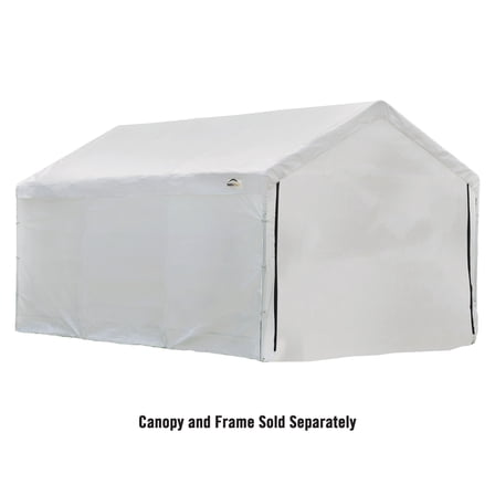 ShelterLogic MaxAP 10 x 20 x 1 ft White Canopy Enclosure Kit (Frame And Canopy Sold Separately)