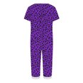 thumbnail image 4 of Juslio Womens Pajamas with Pockets Fashion Print V-Neck Tops and Capris Homewear 2 Piece Matching Pajamas Sets 2XL, 4 of 9