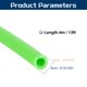 thumbnail image 2 of Uxcell Tubo de goma de 13 Ft(4M), 3/16"(5mm) ID 5/16"(8mm) OD, tubo de látex natural para ejercicio, estiramiento, laboratorio, hogar, manguera, verde, 2 of 6
